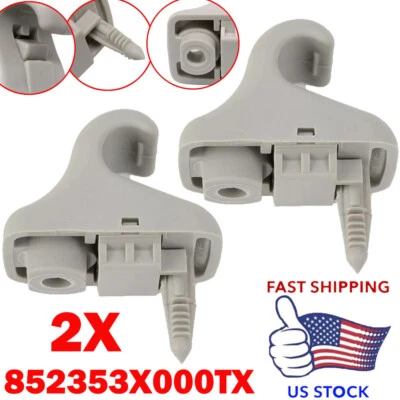 2PÇS 852353X000TX para Hyundai Elantra suporte para viseira solar clipe gancho retentor QUENTE - Imagem 1 de 4