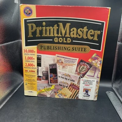 Print Master Gold Publishing Suite 4.0 Windows 95 & 3.1 CD-ROM - Image 1 of 4