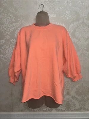 NWT Left On Friday 100% Cotton 3/4 Sleeve Pullover Sweatshirt Size M - Изображение 1 из 4