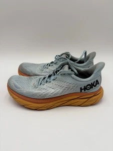 Hoka One One Women's Clifton 8 Summer Song Ice Flow Blue Running Shoes Size 7.5B - Picture 1 of 11