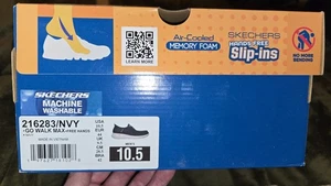 Herren Skechers Slipper Schuhe 10,5 Go Walk Max - Navy - Bild 1 von 2