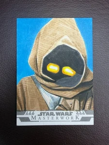 2024 Topps Star Wars Masterwork Jawa Sketch Card by Jason Saldajeno - Picture 1 of 2