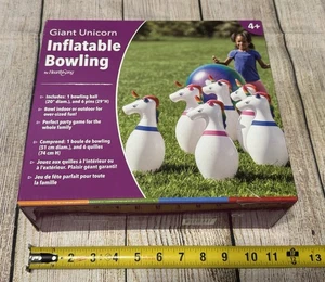 Heartsong Giant Inflatable Unicorn Bowling New in Box - Picture 1 of 2