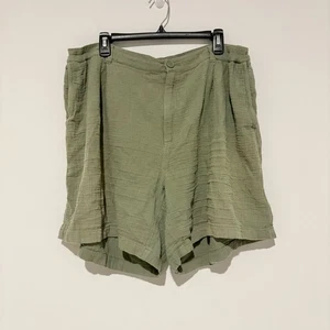 Aerie Daybreak Trouser Short jorts lightweight olive green size XL - Picture 1 of 11