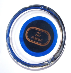 Cenicero de colección Meridien Hotel & Casino Las Vegas Nevada 3,5" redondo azul coleccionable - Imagen 1 de 5