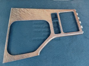 BMW E39 5er Vavona Wood Center Console Shifter Plate Console Trim Panel '97-03 - Picture 1 of 13