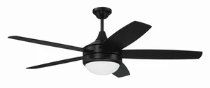 Flat Black 52"Ceiling Fan from the Phaze II 5- Blade Collection - Picture 1 of 1