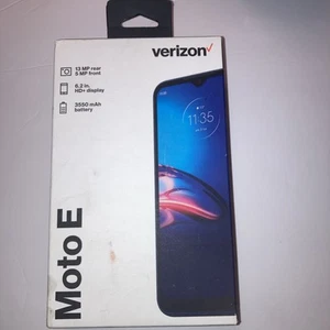 Motorola Moto E 2020 XT-2052-2PP - 32GB - Blue Verizon Prepaid Phone New - Picture 1 of 2