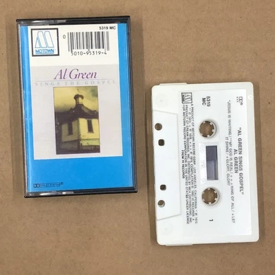 AL GREEN Cassette Tape Funk Soul SINGS THE GOSPEL MOTOWN MY GOD IS REAL - Image 1 of 4