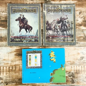 AD&D DM Sourcebook e 'Ciclopedia con mappa da campagna cofanetto TSR 1031 - Foto 1 di 3