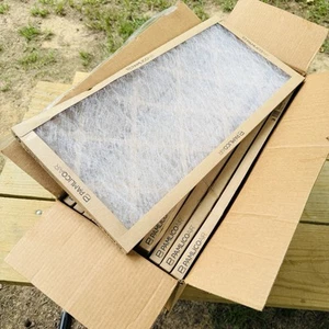 (Box of 12) Pamlico Air 4 MERV Air Filter 24 x 12 x 1 - Picture 1 of 5