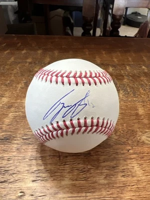 Tyrone Taylor Signed Official Major League Baseball PSA DNA Autographed Mets - Image 1 of 4