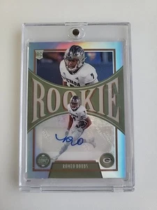 2022 Panini Legacy - Rookies Romeo Doubs #165 Premium Penmanship Silver (AU, RC) - Picture 1 of 2