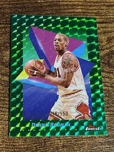 DENNIS RODMAN 2024-25 Topps Finest #15 Green Geometric Refractor /150 - Picture 1 of 2
