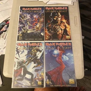 IRON MAIDEN Legacy Of The Beast Miniseries # 1 - 5 Complete C cover SET, NM - Picture 1 of 6