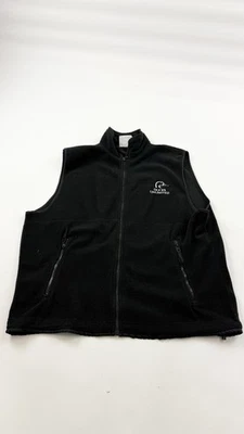 Chaleco Ducks Unlimited Para Hombres Extra Grande Negro Polar Cremallera Completa Sin Mangas Exterior Foto 1 de 4