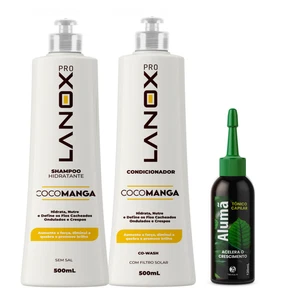 Trihair Lanox CocoManga Shampoo 500ml + Conditioner 500ml + Aluma Tonic 120ml - Picture 1 of 1