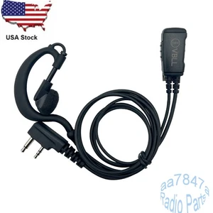 Swivel Earpiece Headset For IC- F3001 F3011 IC-F4001 F4002 F4003 F4011 Radios - Picture 1 of 5