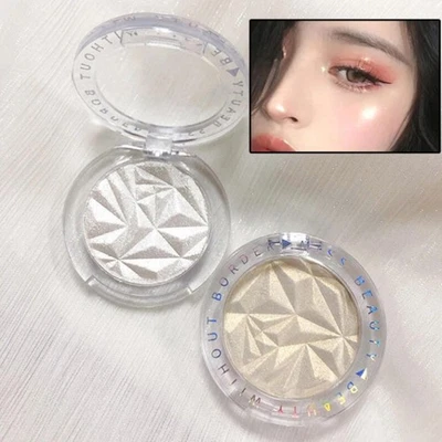Diamond Light Highlighter Face Eye Body Natural Gloss High Light Baked Powder - Image 1 of 4