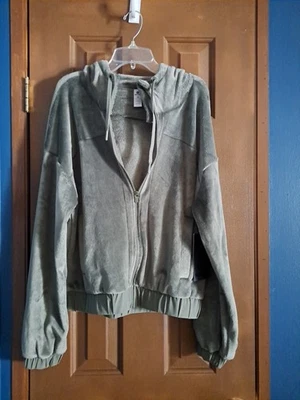 90 Degree by Reflex Size Medium  Zip Up Jacket Full Zip Hoodie  - Image 1 of 4