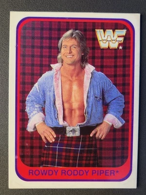 1991 Merlin WWF Italian Trading Card #10 ROWDY RODDY PIPER - Image 1 of 2