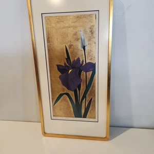 Hajime Namiki Iris No 6 Japanischer Holzschnitt 27/100 signiert nummeriert  - Bild 1 von 16