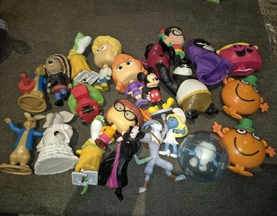 HUGE LOT of Collectible Mcdonalds Happy Meal Toys Figures MIXED LOT - image 1 of 4