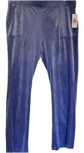 Juicy Couture Samt Damen Größe 2XL Lounge Hose Blau Tiefen - Bild 1 von 4