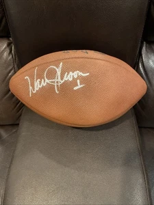 Warren Moon Autographed NFL Football 🏈 JSA COA (Read  Description) - Picture 1 of 6