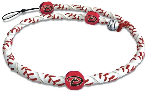 Arizona Diamondbacks Classic Frozen Rope Baseball Necklace [NEW] Jewelry Leather Cover