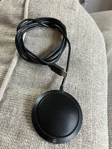 Audio-Technica ATR4697-USB Omnidirectional Condenser Boundary Microphone,Black - Zdjęcie 1 z 3