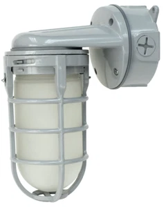 E-conolight small vaportight, grey finish, wall mount 14W, 120 V LED - Picture 1 of 4