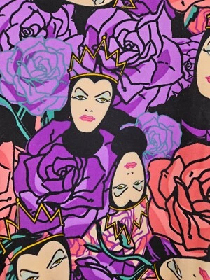 NUEVO SIN ETIQUETAS Lularoe Disney TC Leggings Altos Curvilíneos Plus Blancanieves Reina Malvada Rosas Foto 1 de 4