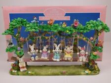 The Easter Collectibles Bunnies on Swings Seymour Mann Rabbit CJ-20720 Jaimy 