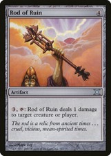 FOIL Rod of Ruin | MtG Magic 10th Edition | English | Lightly Played