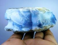 Natural 119.65 Blue Opal Round Shape Loose Gemstone.B 2611 
