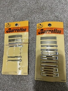(2) Goody Stay-Tight 20 Metall Silber & Gold Haarspangen #8924 1975 Haare - Bild 1 von 4