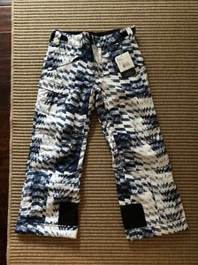 Obermeyer Boys Porter Pants Navy And White Pants Size Lg Snowboard NWT - Picture 1 of 6