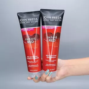 John Frieda Red Enhancing Shampoo 250ml & Conditioner 250ml Radiant Red Hair - Picture 1 of 8
