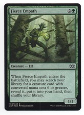 MTG Double Masters Common Foil Fierce Empath, M-NM NBP