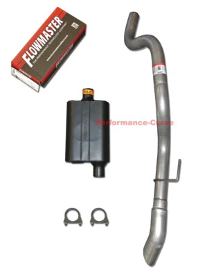 99-04 Jeep Grand Cherokee Performance Exhaust w/ Flowmaster Super 44 Muffler - Image 1 of 2