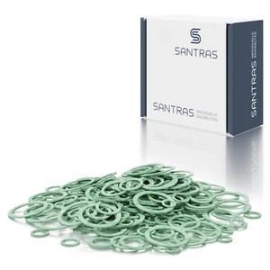 Sellos planos SANTRAS® anillos de sellado 10 piezas 100 piezas 1" 1/2" 1/4" 3/4" 3/8" - Imagen 1 de 4
