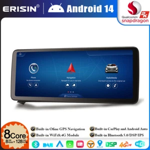 12.3" 8G+128GB Android 14 Autoradio GPS CarPlay Mercedes Benz Classe C W204 S204 - Imagen 1 de 23