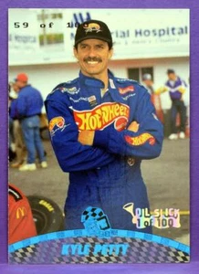 Kyle Petty 1998 Press Pass Racing #21 RARO inserto paralelo resbaladizo de aceite #'d 59/100 - Imagen 1 de 2