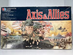 AXIS AND ALLIES BOARD GAME 1984 - 98.7% Complete - Gamemaster series