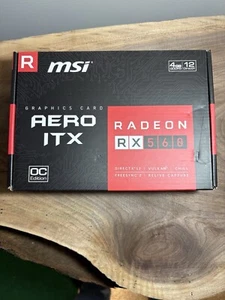 MSI Radeon RX 560 AERO ITX 4G OC Graphics Brand New, Factory Sealed - Picture 1 of 6
