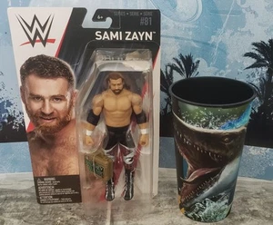 WWE Series 81 Sami Zayn Chase Figur Jurassic World Rebirth Cup - Bild 1 von 7