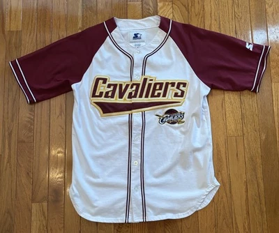 Vintage NBA Cleveland Cavaliers Starter Baseball Jersey - Adult Medium - Image 1 of 4
