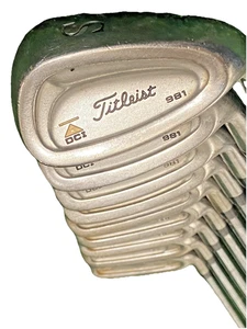 Titleist DCI 981 Gold Iron Set 3-PW,SW RH Men's Regular Steel 5i 37.5" New Grips - Picture 1 of 19