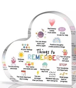 Little Reminders Inspiration Acrylic Gifts Motivational Mental Health Acry Gift - Picture 1 of 23